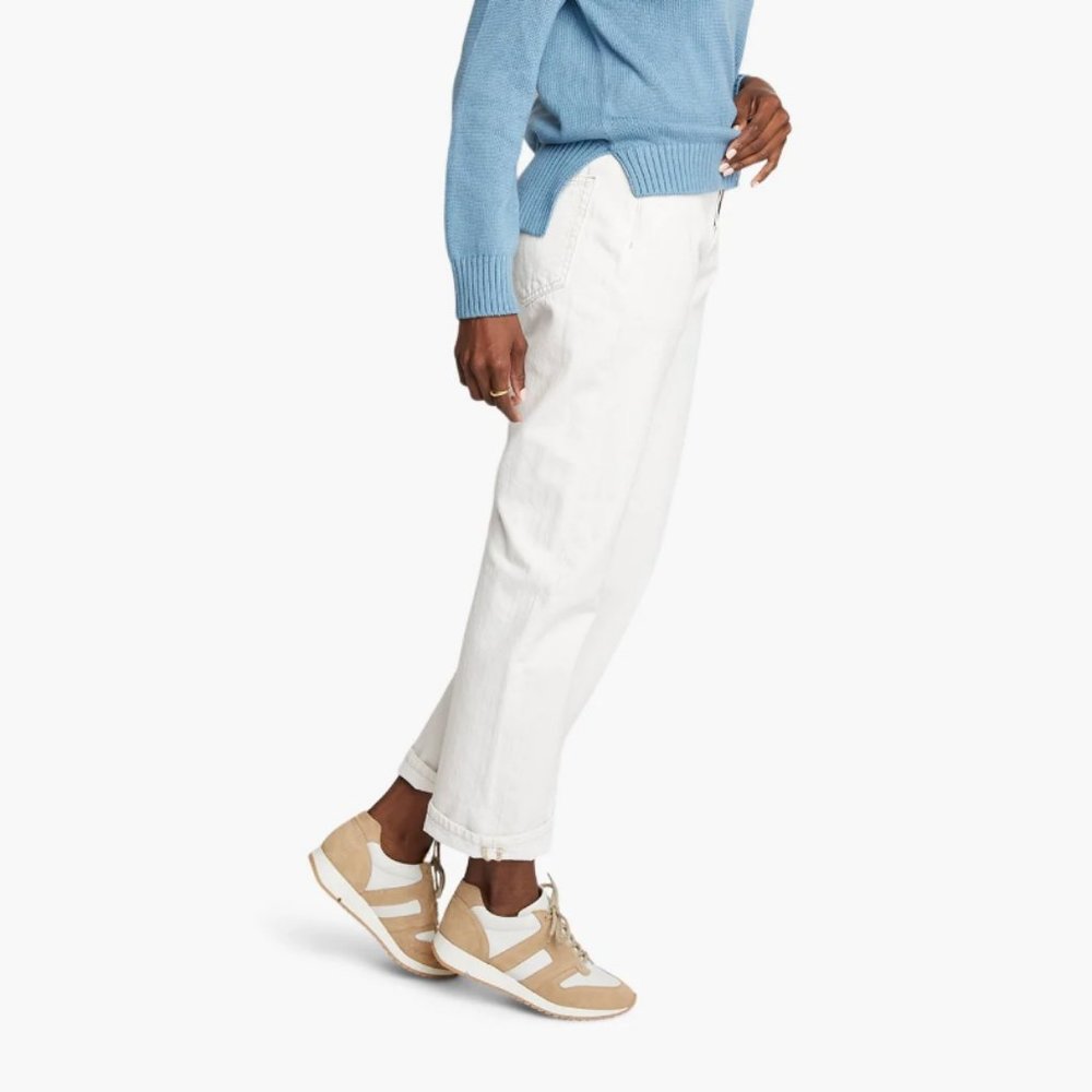 Able Tan and Cream Women's Sneakers - Picture 3 of 7